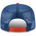 Men's Denver Broncos New Era Royal/Orange Vintage Throwback Stripe 9FIFTY Adjustable Snapback Hat 2751707